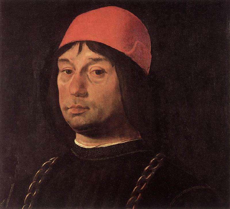 COSTA, Lorenzo Portrait of Giovanni Bentivoglio dfg oil painting picture